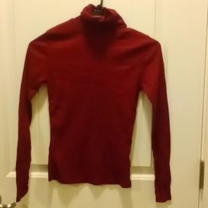 Red 🍒🍒 turtle 🐢 neck blouse!